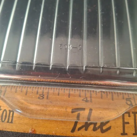 Pyrex 503-C Refrigerator Dish Clear Glass Replacement Lid Only All-Over Rib Top - Picture 6 of 6